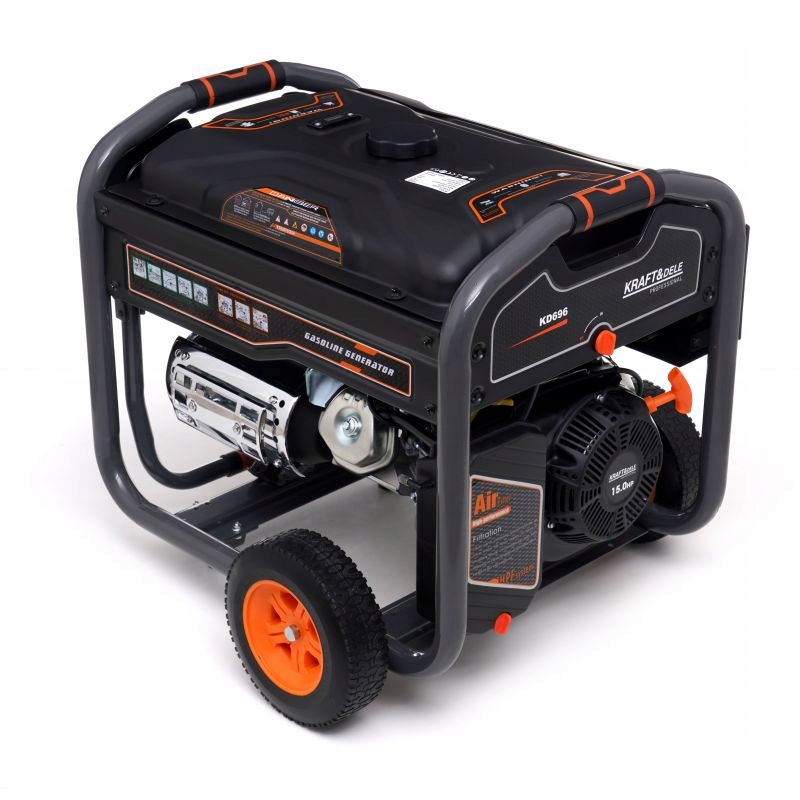 AGREGAT PRĄDOTWÓRCZY GENERATOR PRĄDU 7000W 15KM Rozruch elektryczny ręczny
