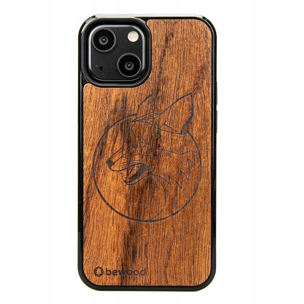 Etui Bewood do iPhone 13 Mini Lis Merbau