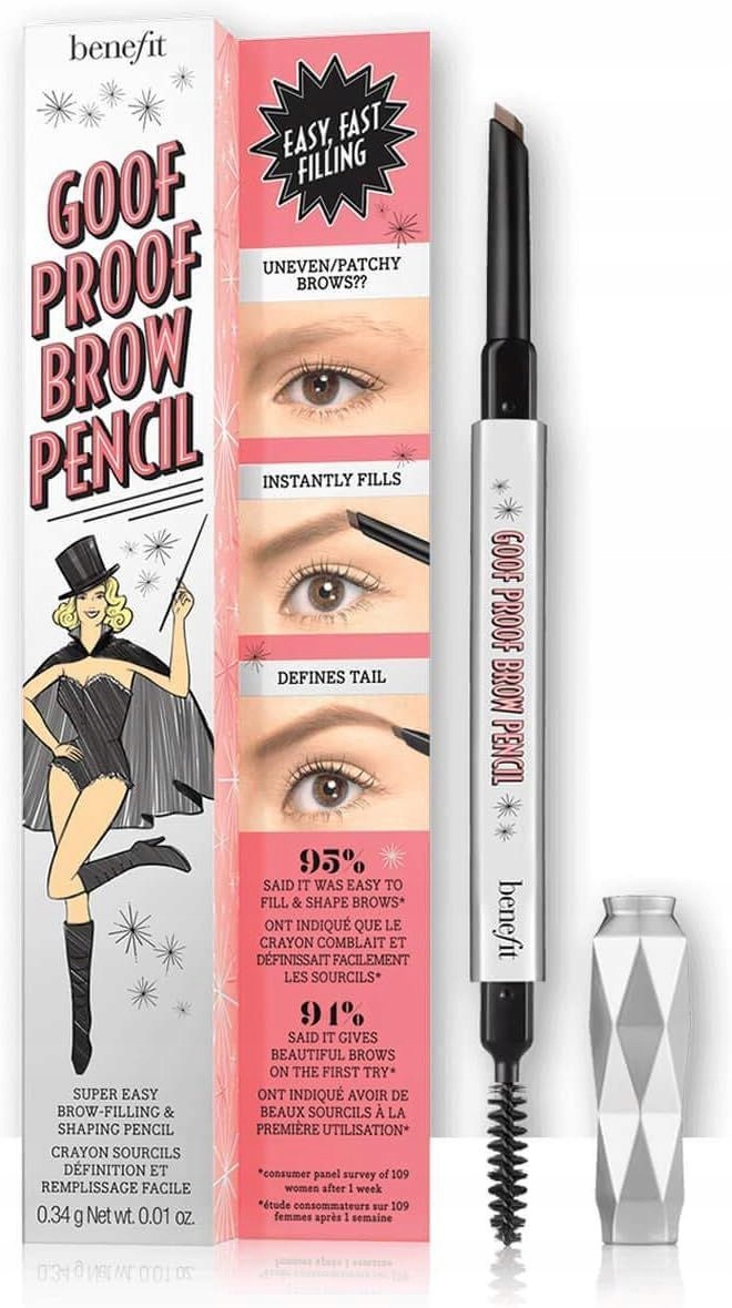 Benefit Goof Proof Brow (tužka Na Obočí) 0.34 G Odstín: 01 Světlý
