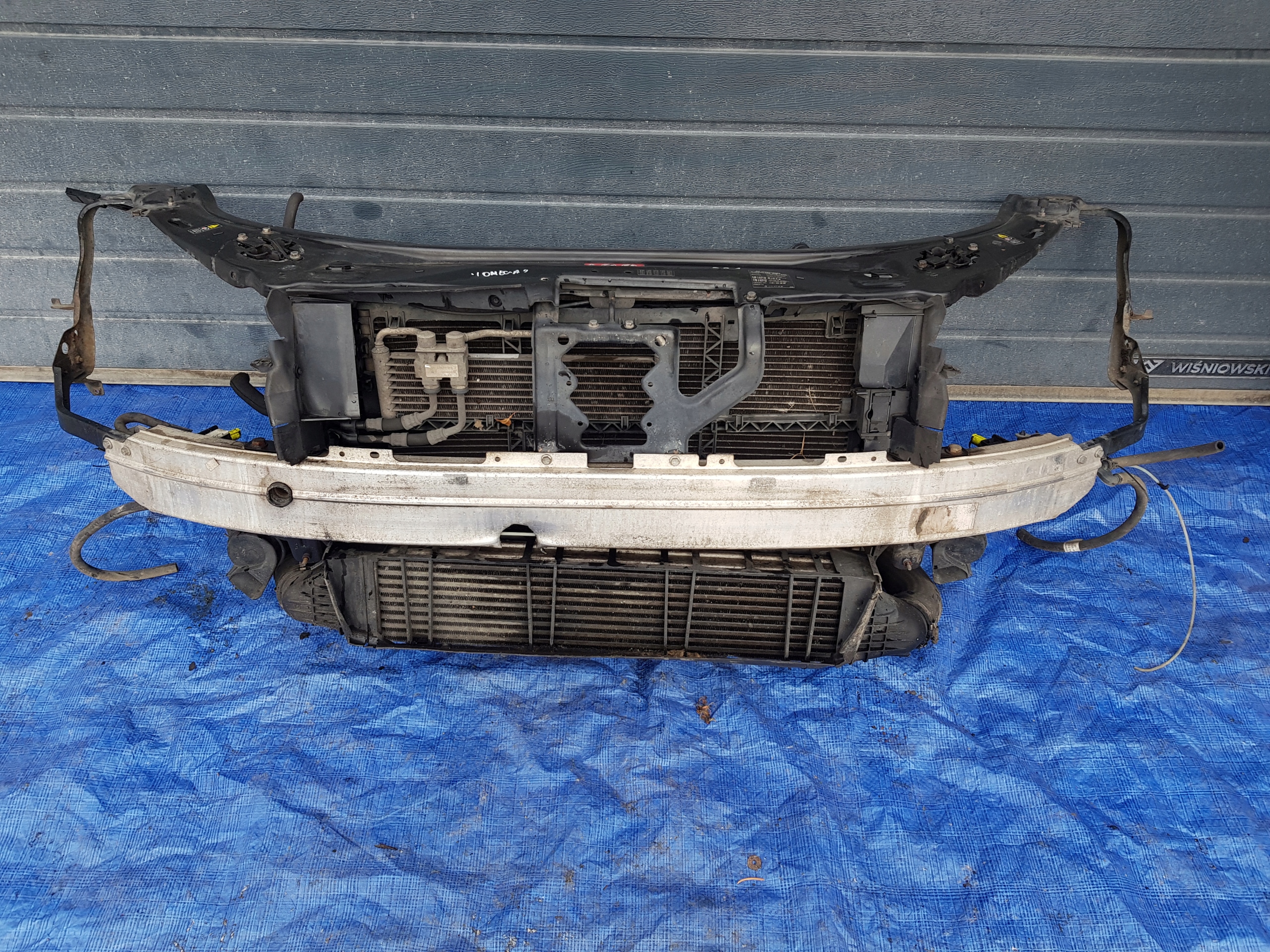 support panel for radiators radiator MERCEDES S-KLASA W221 LIFT 3.0 CDI