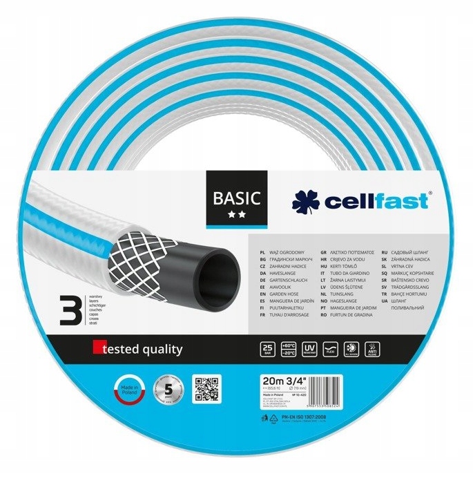 

Cellfast 10-420 Wąż Ogrodowy Basic 3/4" 20m