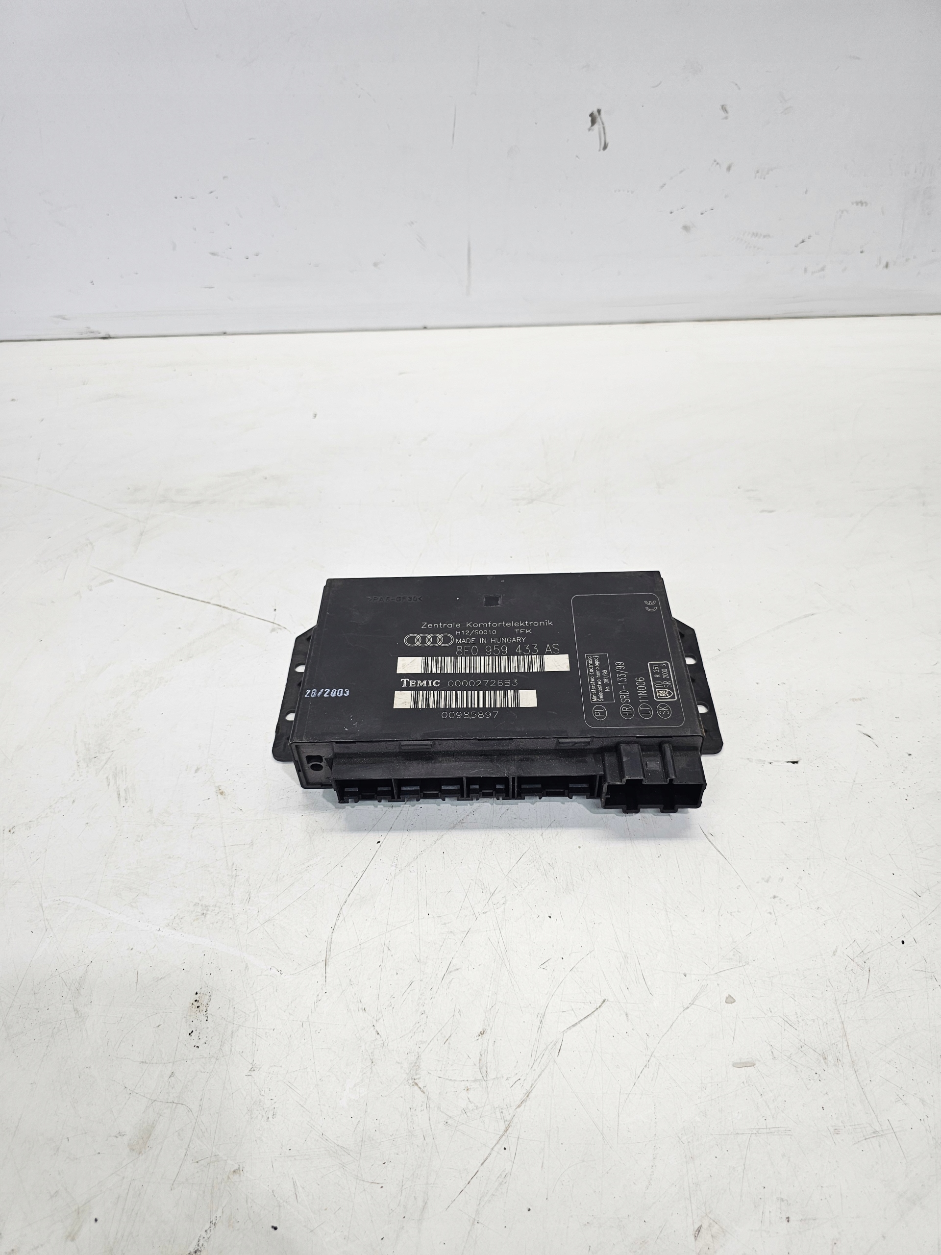 comfort control unit AUDI A4 B6 B7 8E0959433AS original