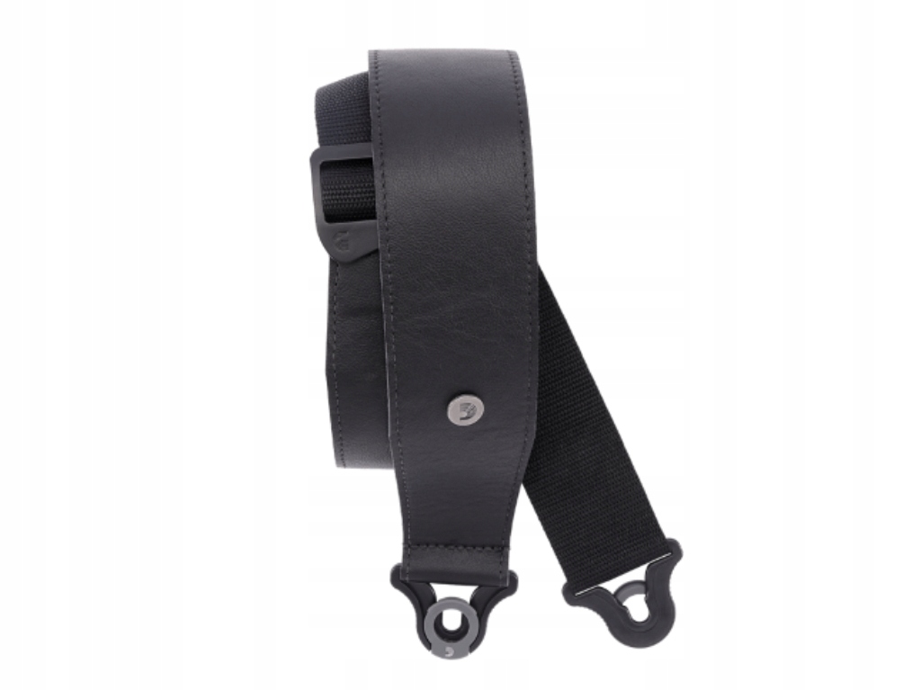 Kožený opasek D'addario Auto Lock 6,35 cm černý