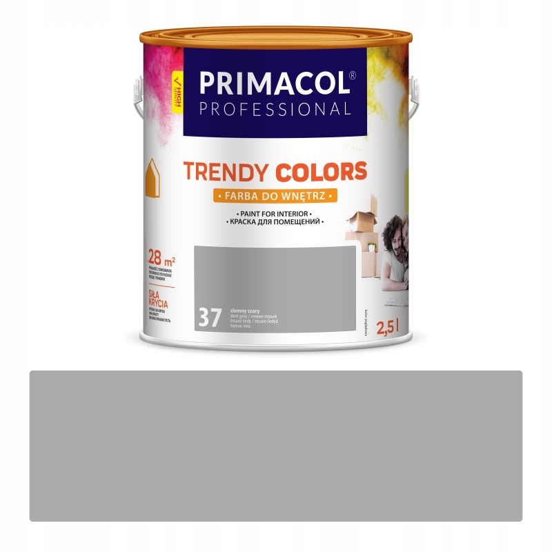 

Farba Trendy Colors 2,5L Ciemny Szary