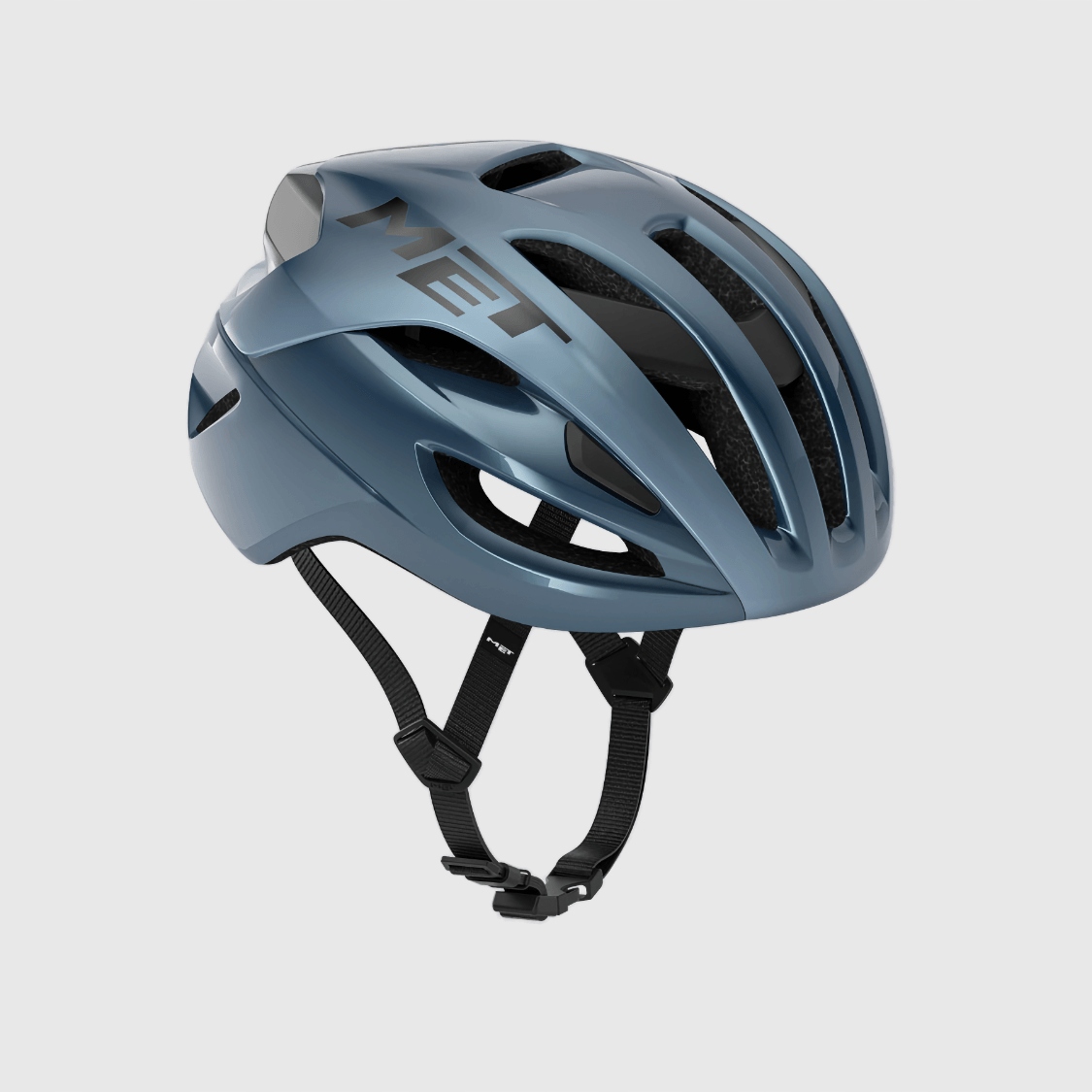 Cyklistická přilba Met Rivale II Mips navy silver glossy L (58-61 cm) Met