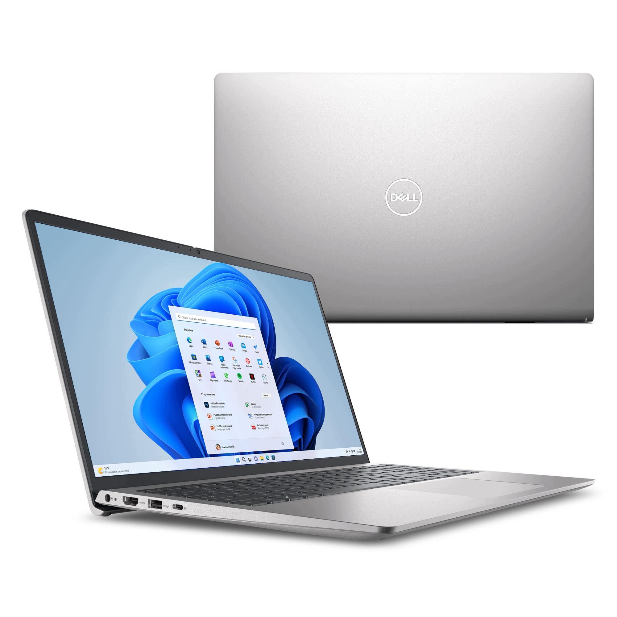 Laptop Dell 15 Ryzen 7-7730U/24GB/1TB/Win11 120Hz Srebrny
