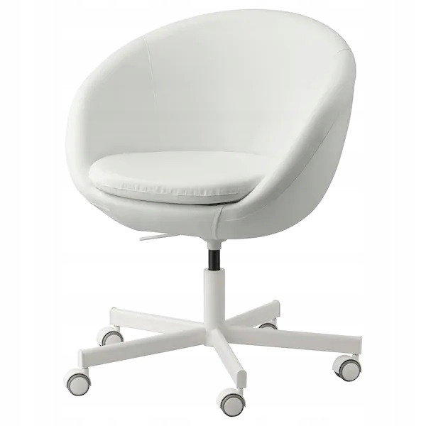 SKRUVSTA krzesło obrotowe biały IKEA