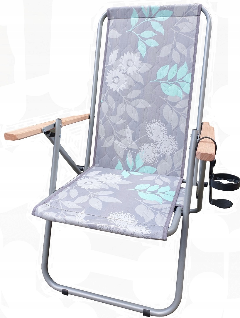 Polska Produkcja Leżaki Plażowe Ogrodowe Do 150 kg Stal Uchwyt