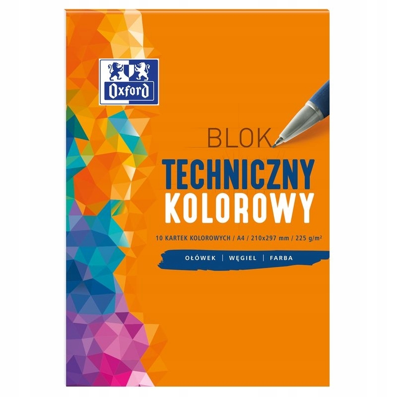 

Blok techniczny Oxford A4/10k kolorowy