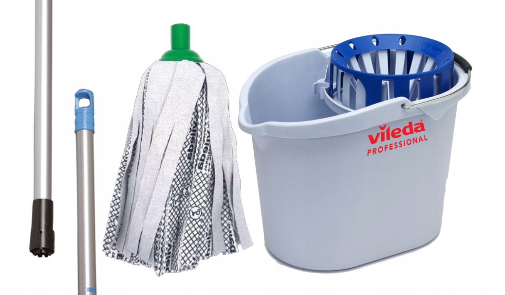 Levně Kbelík a řemínkový mop Vileda Professional Set Supermop Kbelík I