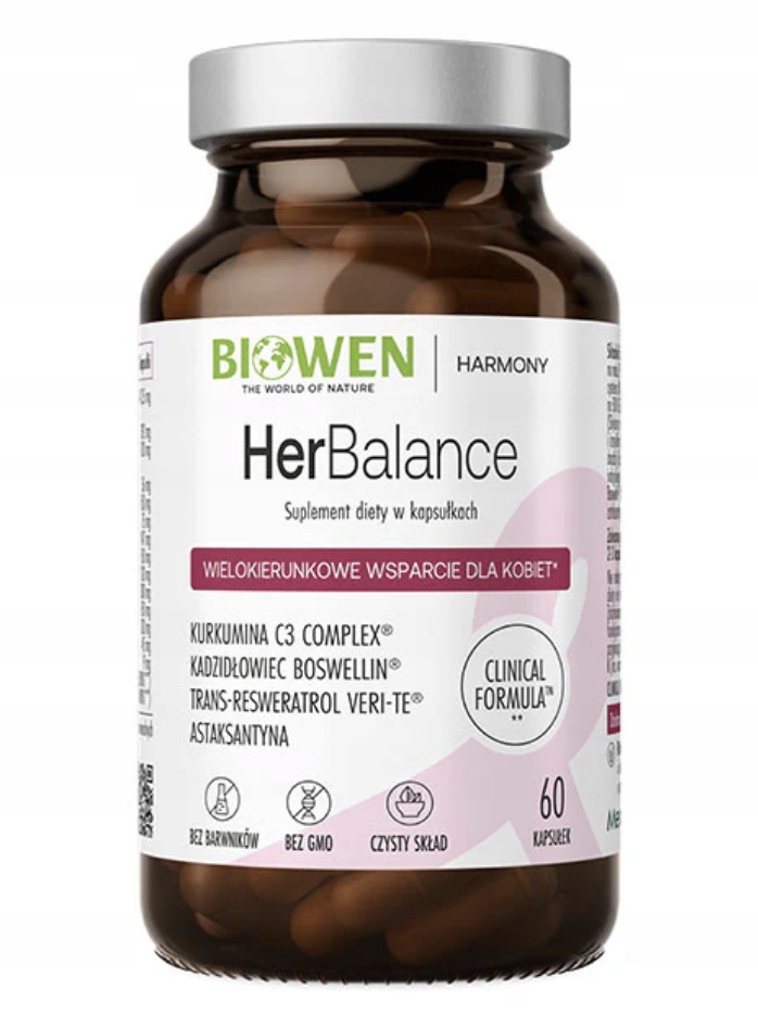 Suplement diety Biowen HerBalance 60 kapsułek