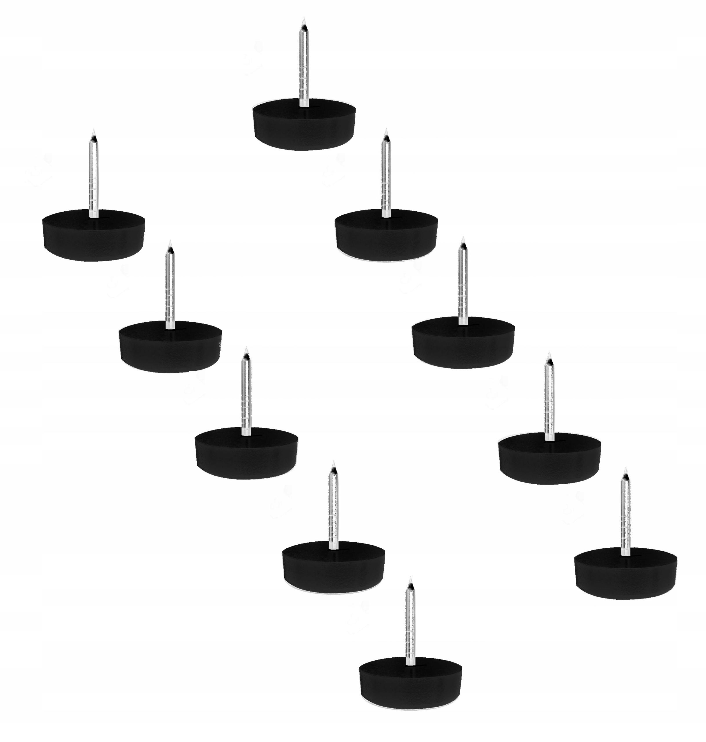 ŚLIZGACZ POJEDYNCZY Z GWOŹDZIEM STOPKA MEBLOWA