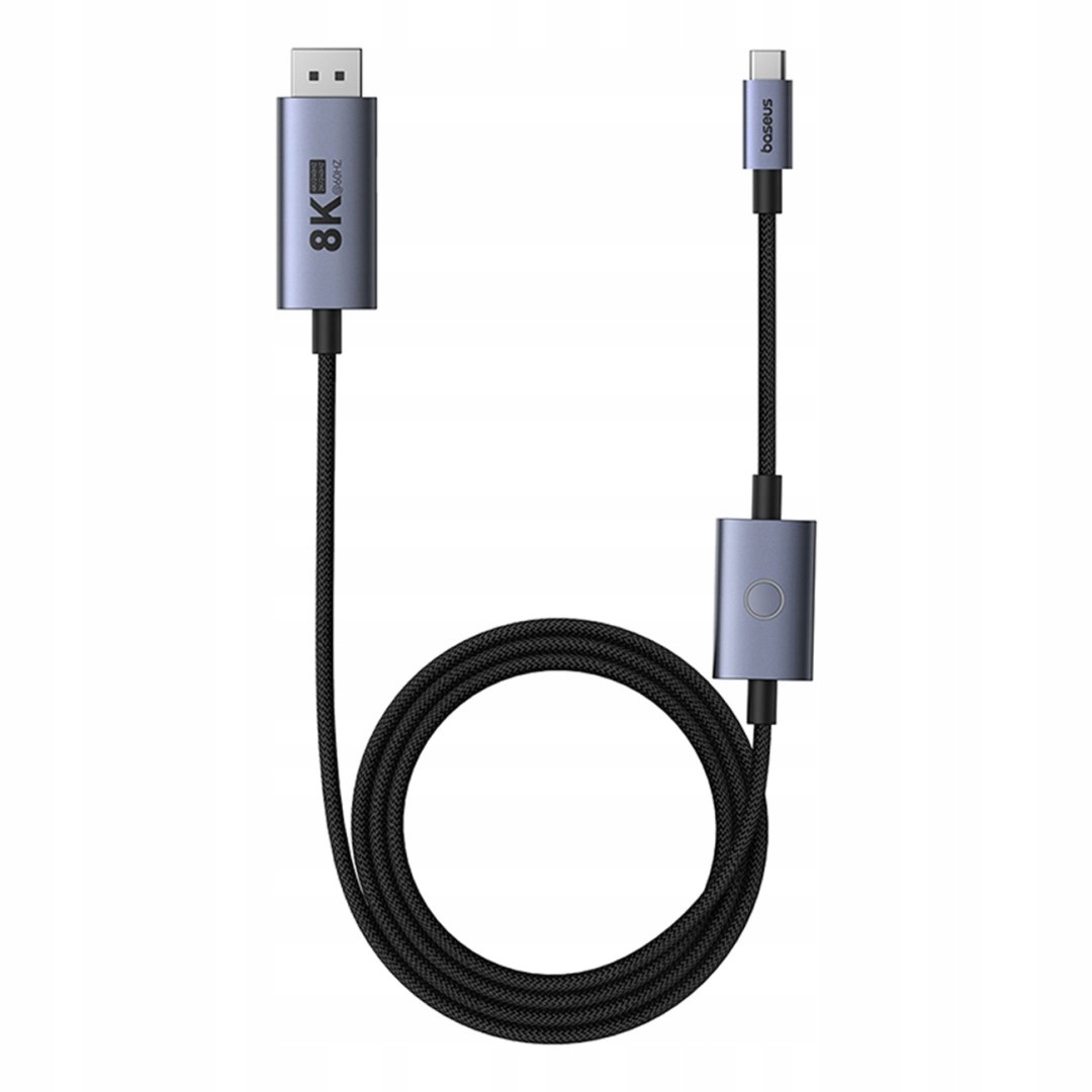 Kabel przewód USB-C - DisplayPort DP 8K PD 100W High Definition Series 1.5m