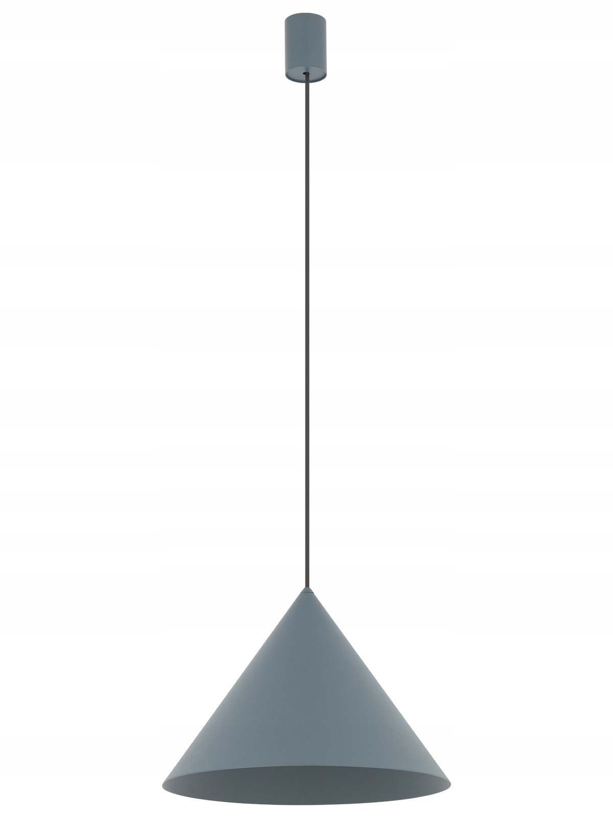 Závesná Lampa Zenith M šedá modrá 1xGU10 130 cm moderná stropná obývacia izba