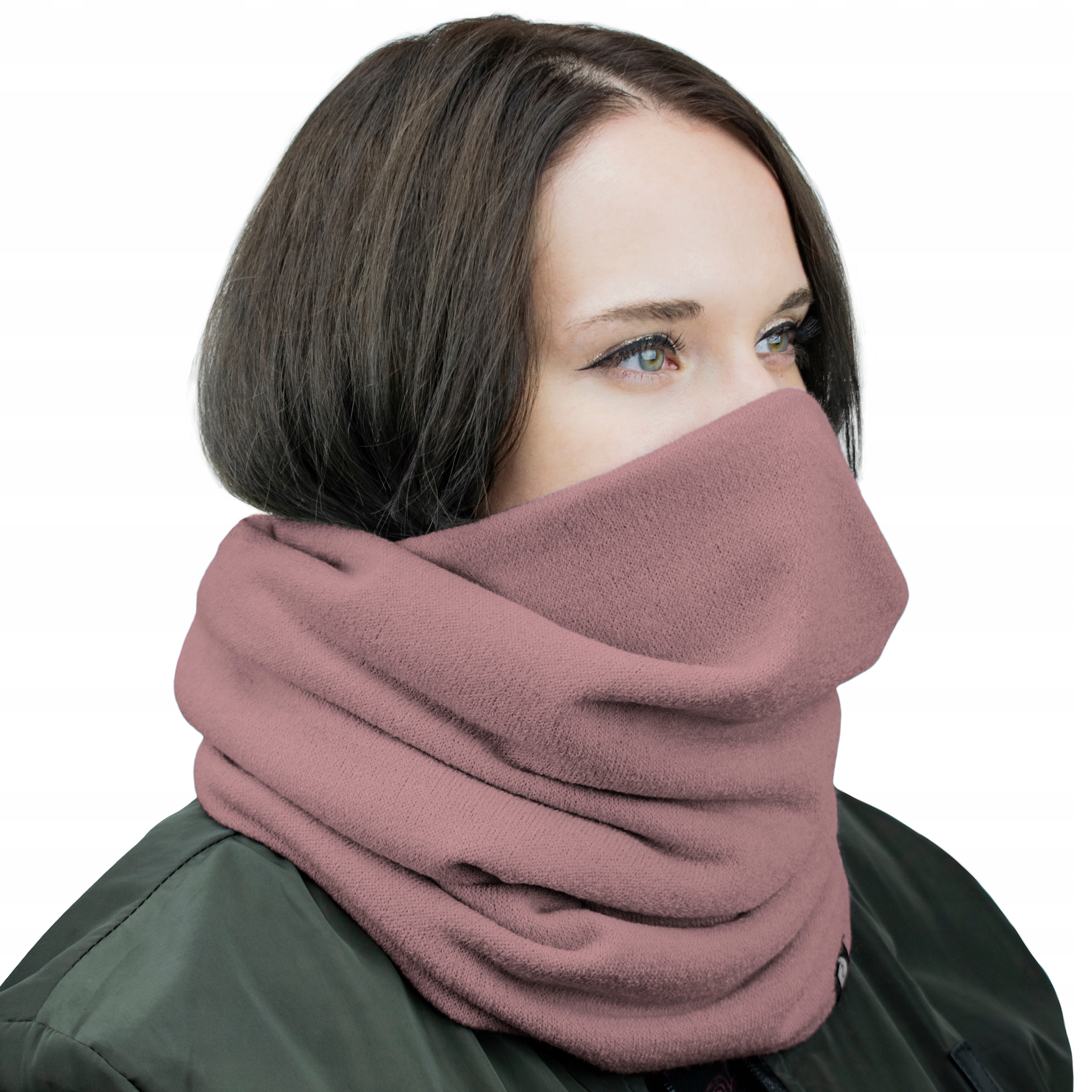 ZIMOWY DAMSKI KOMIN TUBA CIEPŁY RÓŻOWY ROZM. S Marka Arabesque