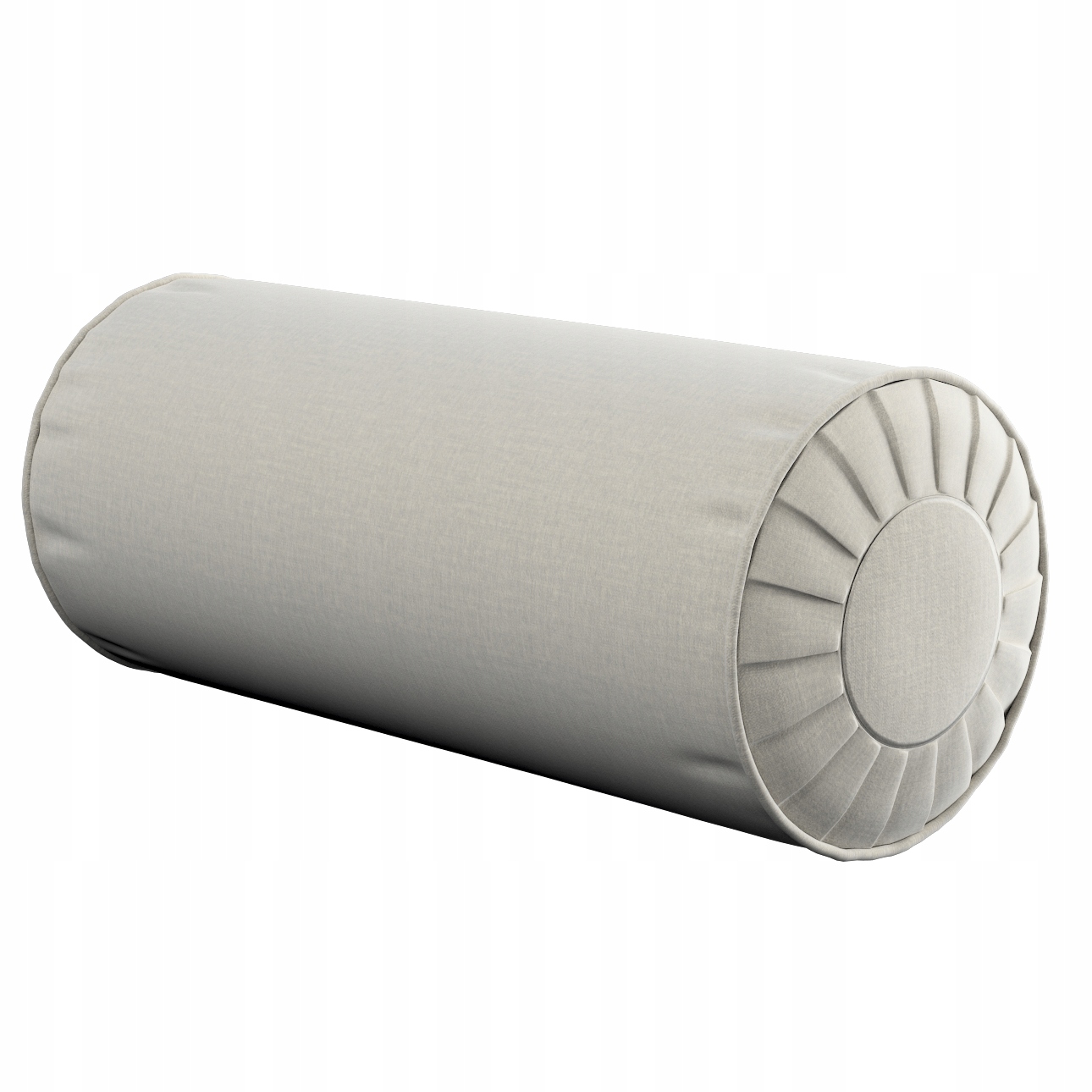 Polštář váleček s záložkami Ø20 x 50 cm černý