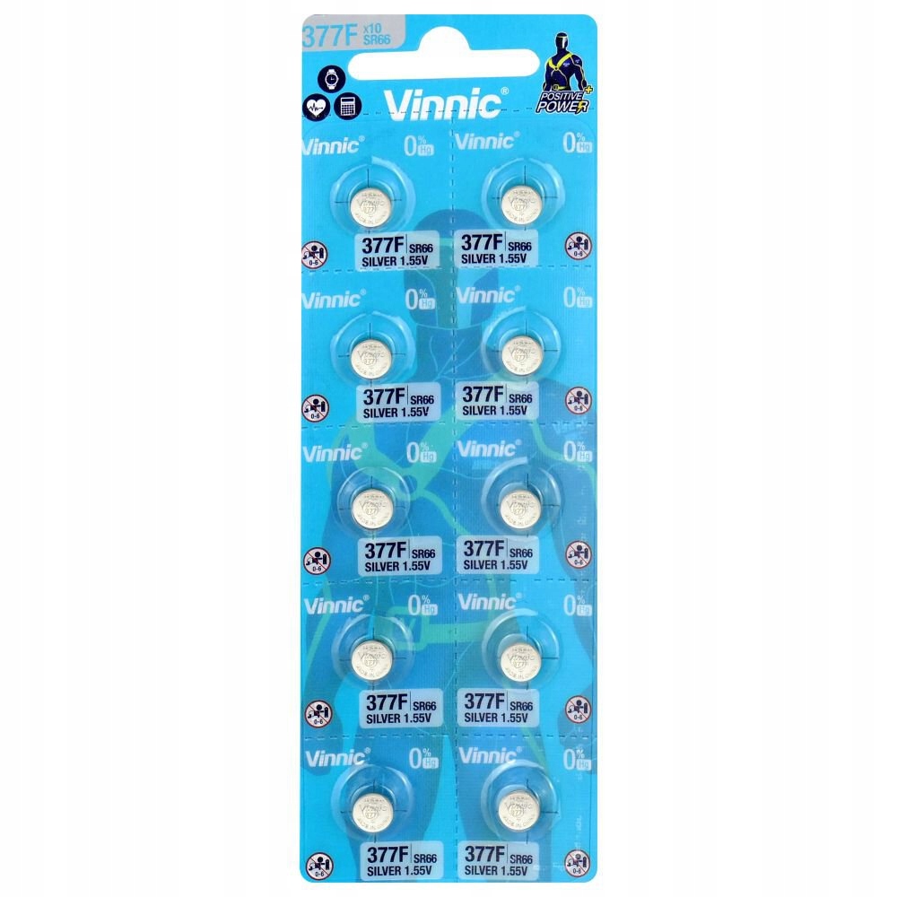 

Bateria srebrowa Vinnic 377 SR66 10 szt.