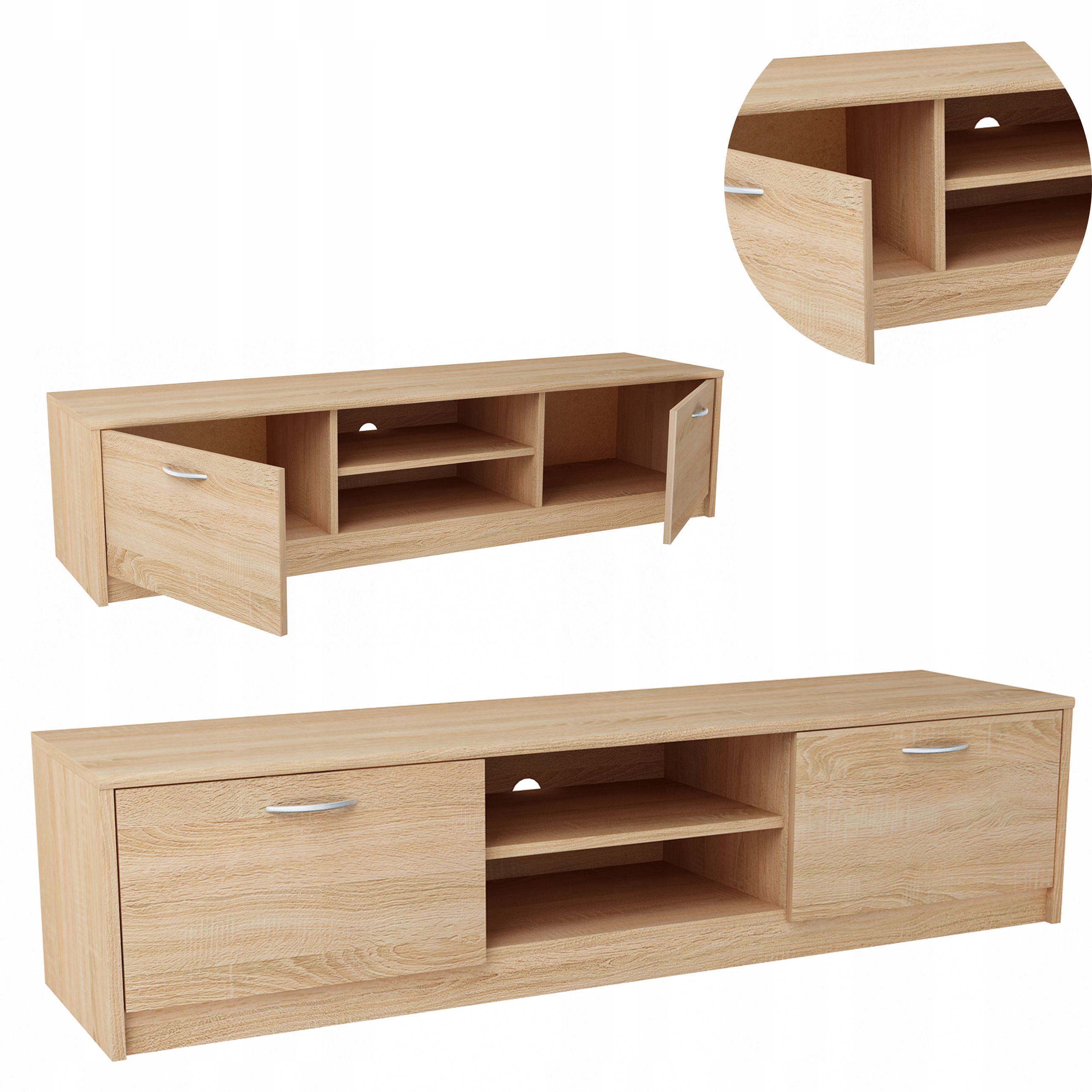 Szafka RTV stojąca Matkam 160 cm x 36 cm x 41 cm