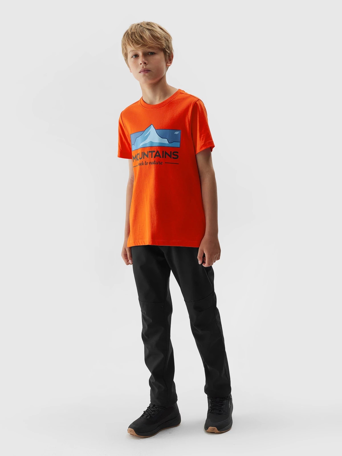 4F T-SHIRT CHŁOPIĘCY KOSZULKA DZIECIĘCA BAWEŁNIANA Wiek dziecka 12 lat +