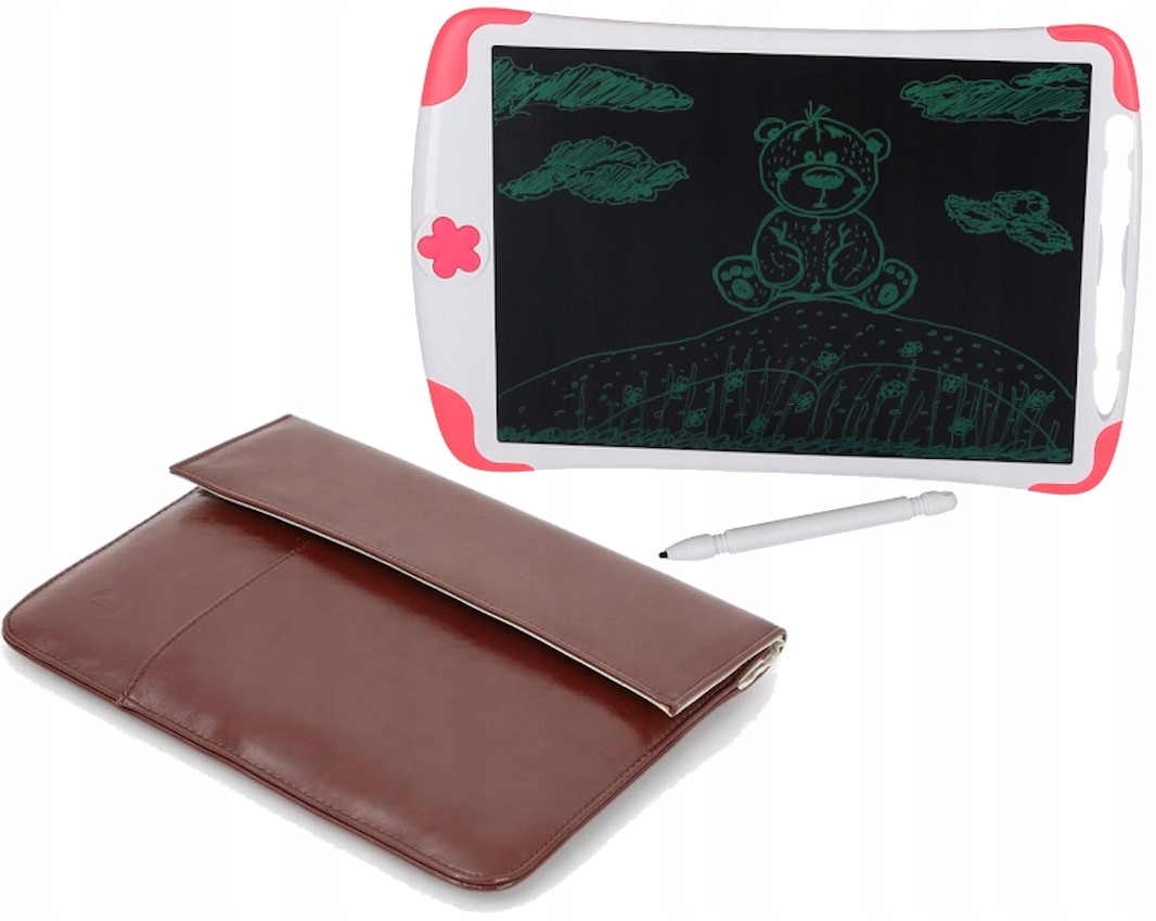 

Tablet Graficzny do Rysowania Znikopis LCD 10 etui