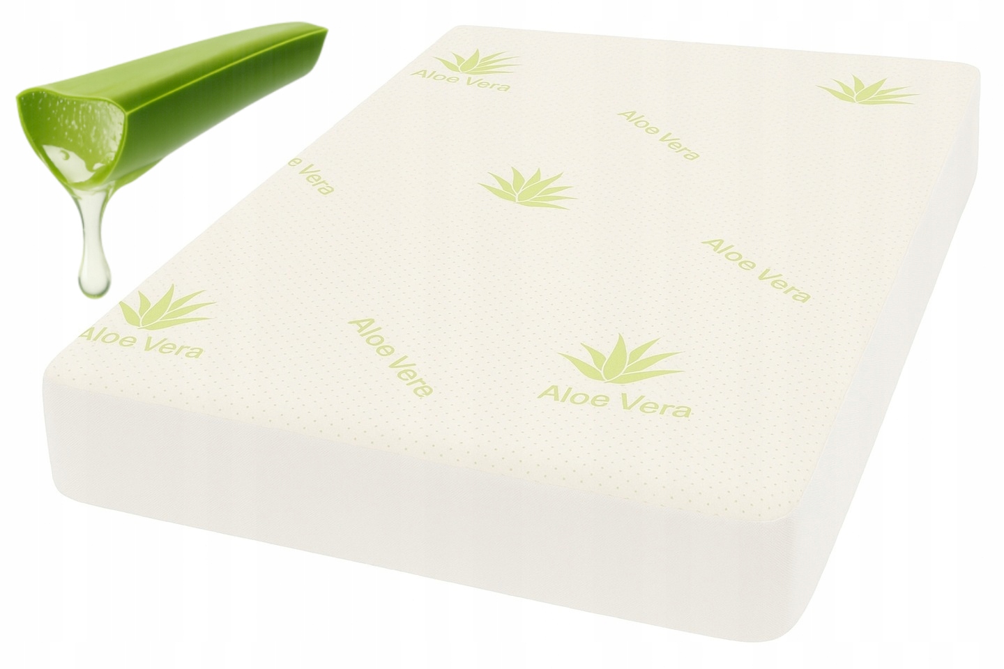 Chránič na matrace 200x200 Aloe Vera se síťkou Polská prémiová kvalita