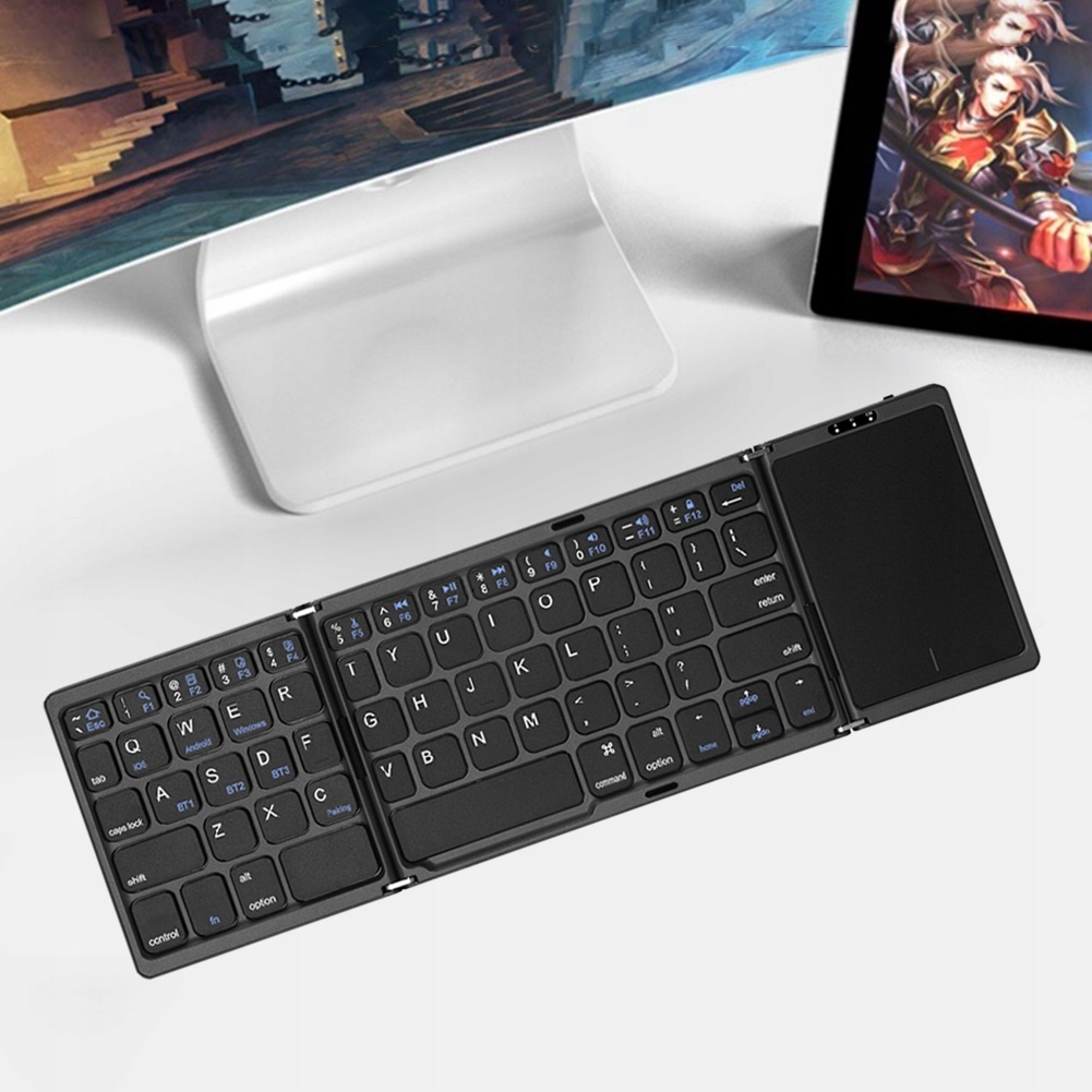 KLAWIATURA BEZPRZEWODOWA PRZENOŚNA MOBILNA BLUETOOTH SKŁADANA DO TABLETA Producent Logitech