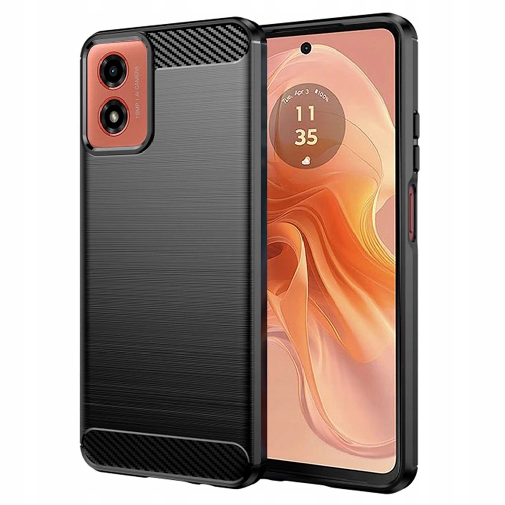 Techsuit etui na Motorola Moto G04 Moto G04s G24 G24 E14 czarne