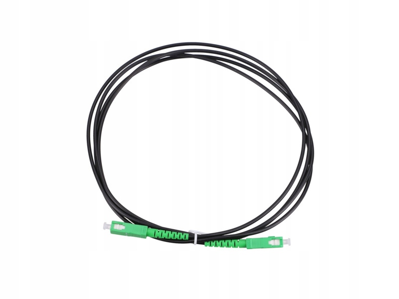 Patchcord SC/APC-SC/APC Jednomodowy Simplex 3mm 3m