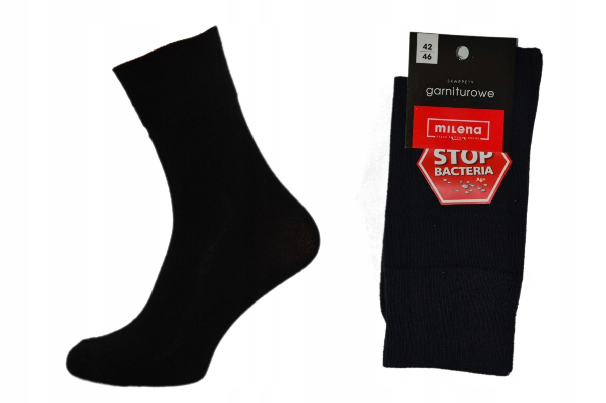 

Milena Skarpety Garniturowe Ag+ Czarne roz 38-41