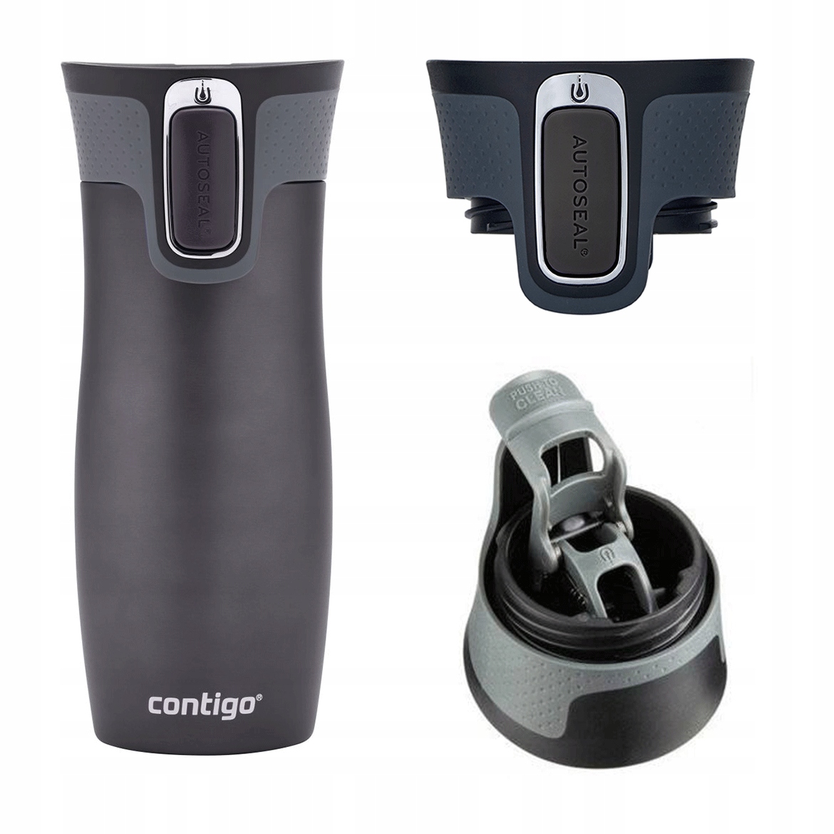Termohrnek Contigo West Loop 2.0 470 ml Grafitový matný