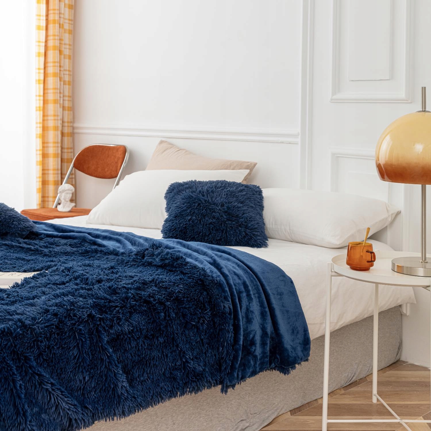 GRUBY I MIĘKKI KOC PLED WŁOCHACZ NARZUTA PLED NA ŁÓŻKO 70x150 CM CIEPŁY Stan opakowania oryginalne