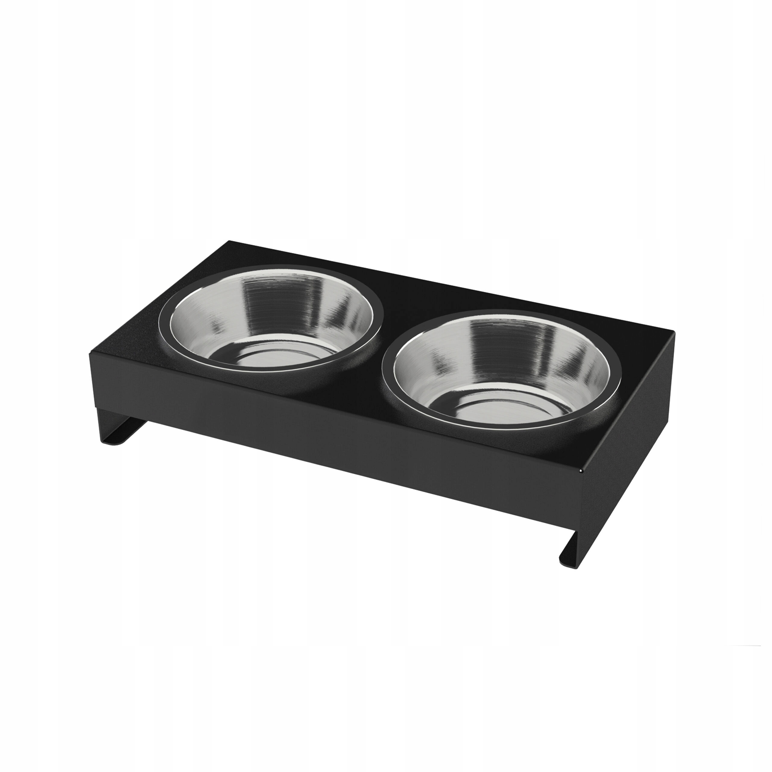 Stojan na misky pro psa kočku Buddy Xs černý misky 2 x 0,22 l 16893