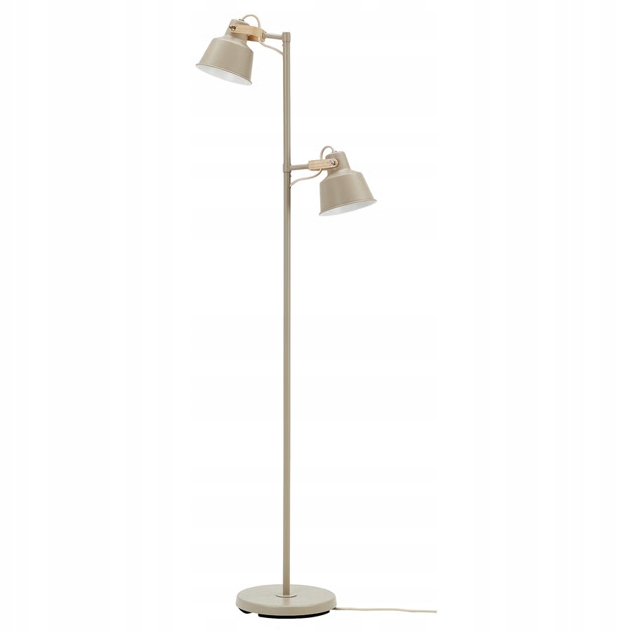 Ikea Sjomakt Lampa podłogowa 2-punktowa, beżowy/jesion