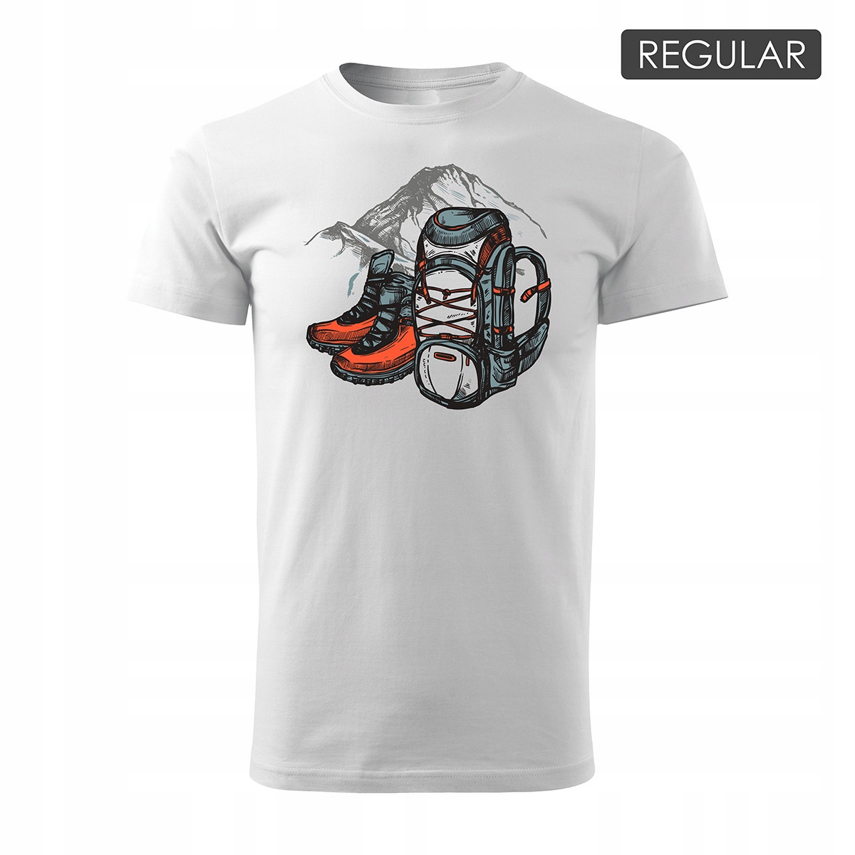 

Koszulka z plecakiem w góry z górami trekkingowa