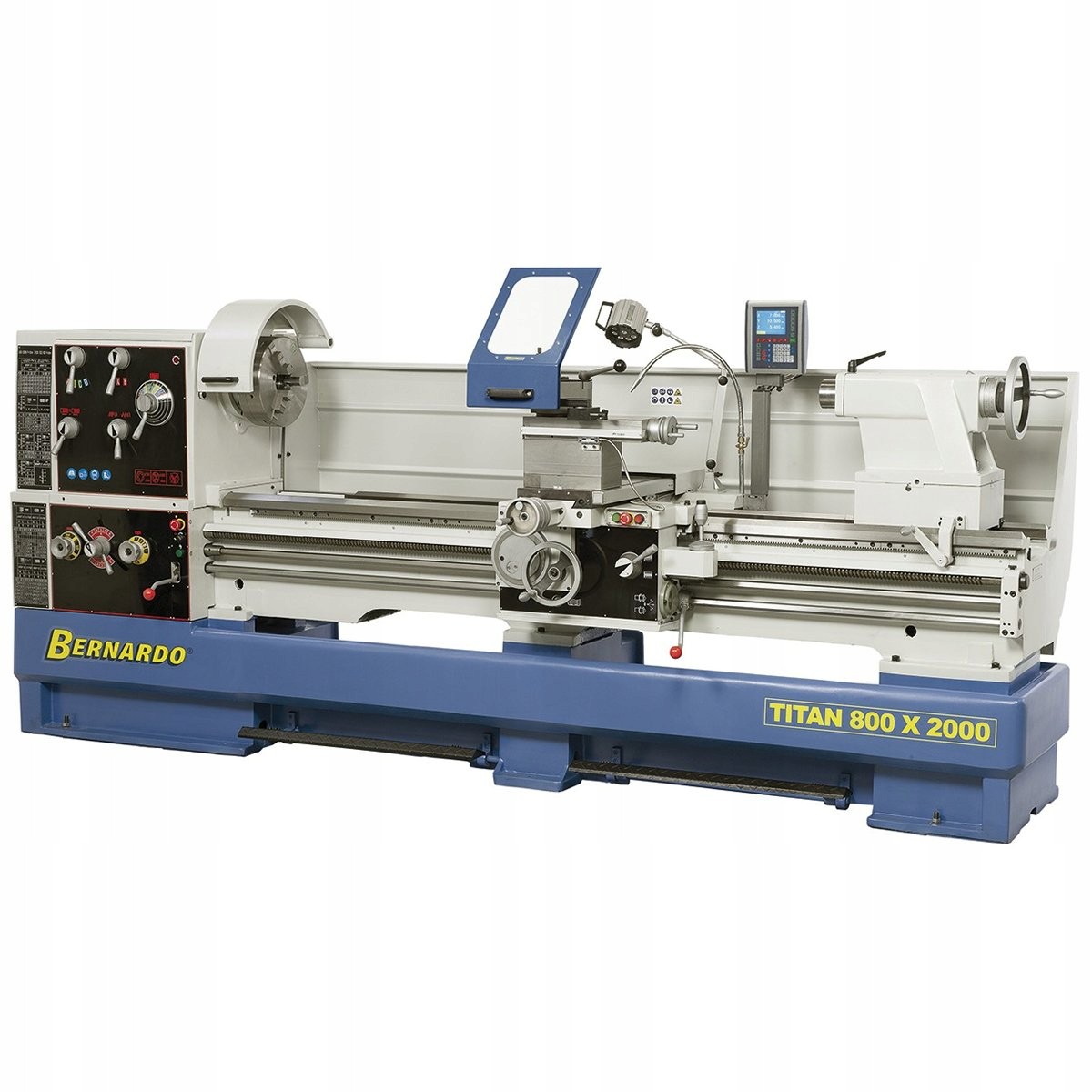 TOKARKA PRZEMYSŁ 800/3000mm OTWÓR 105mm WYŚWIETLAC