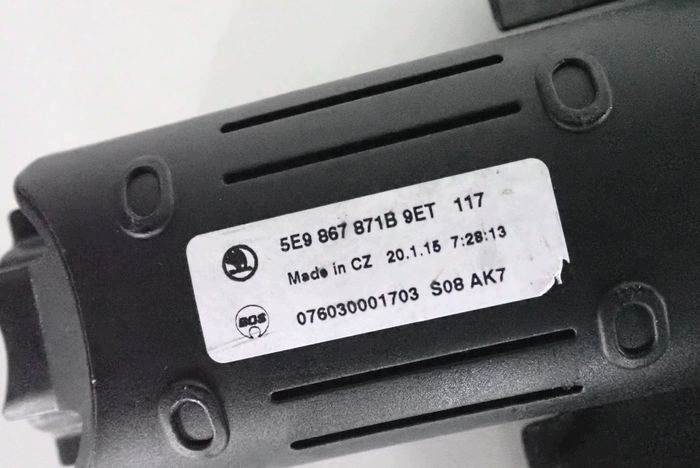SKODA OCTAVIA III KOMBI blinds boot