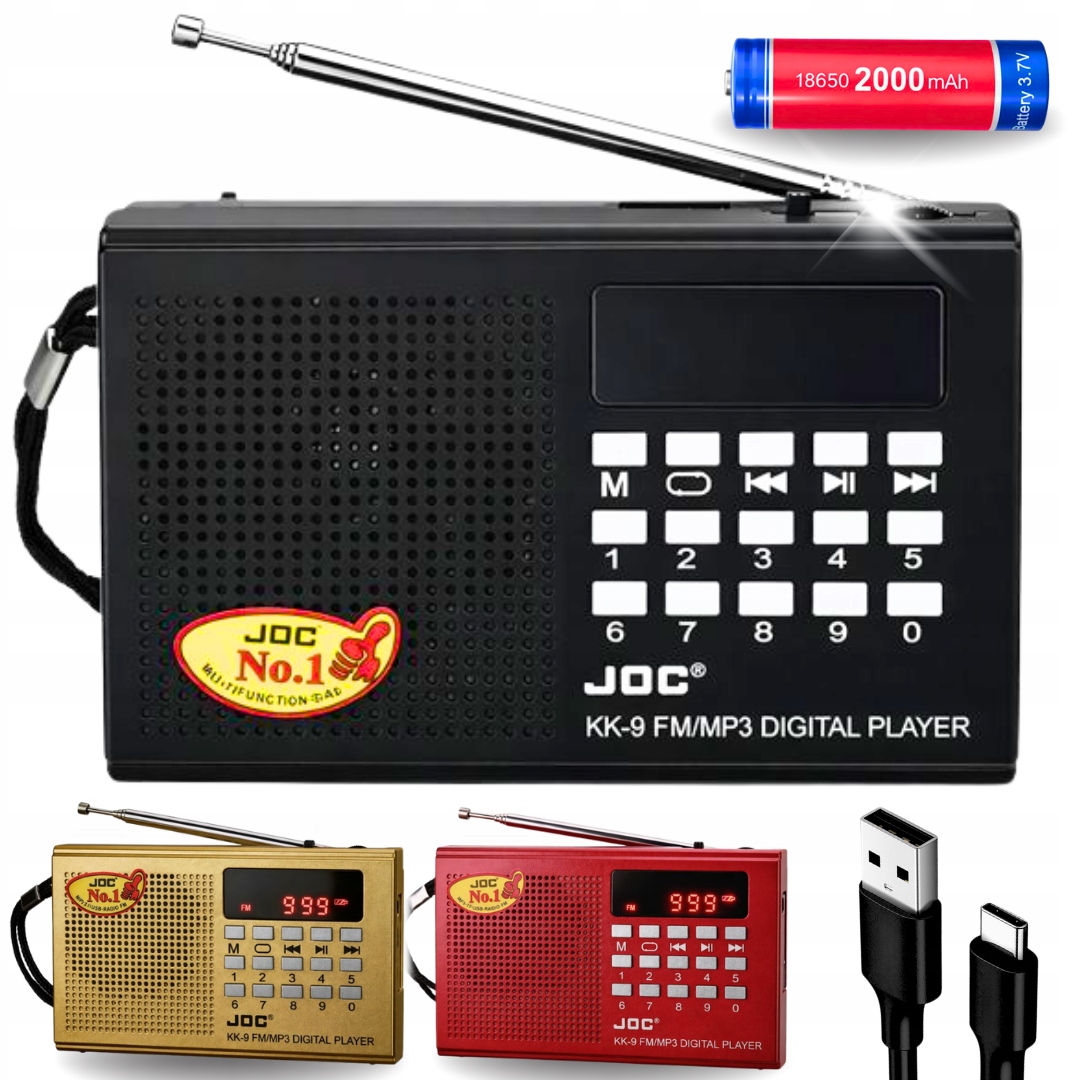 Miniradio JOC KK9 3 Вт черный