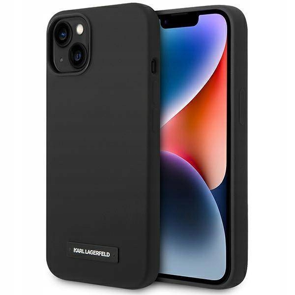 Pouzdro pro iPhone 14+ (Plus) Karl Lagerfeld, černé