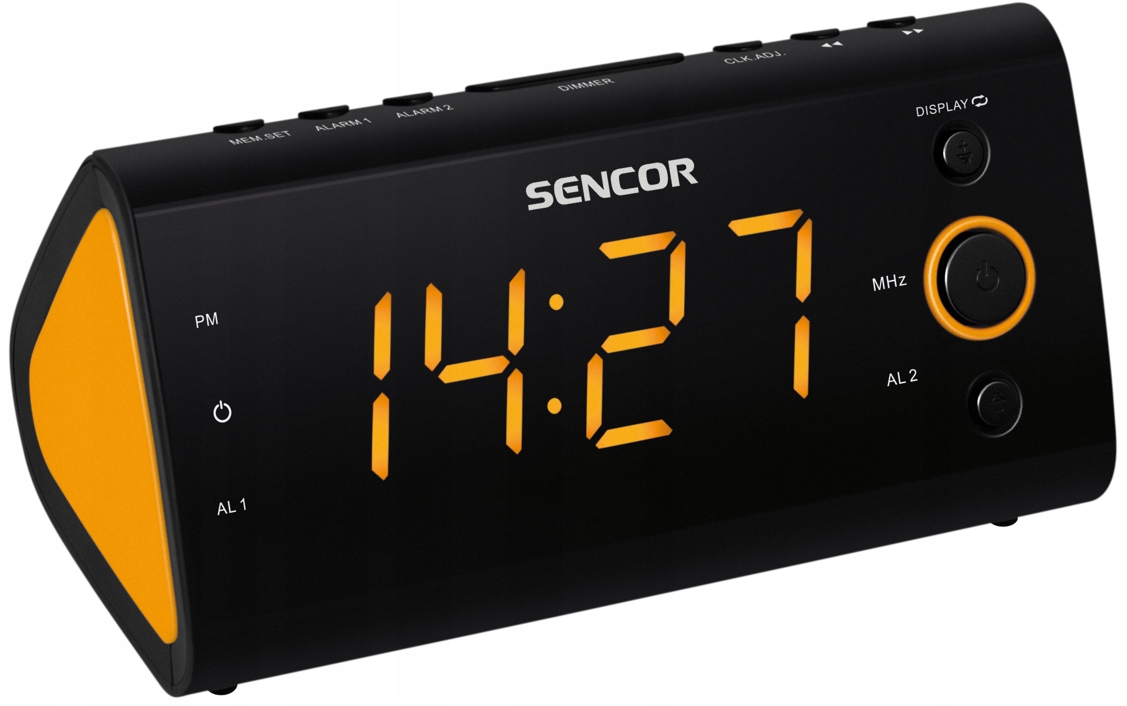 

Mały Radiobudzik Sencor SRC170OR Funkcja Sleep