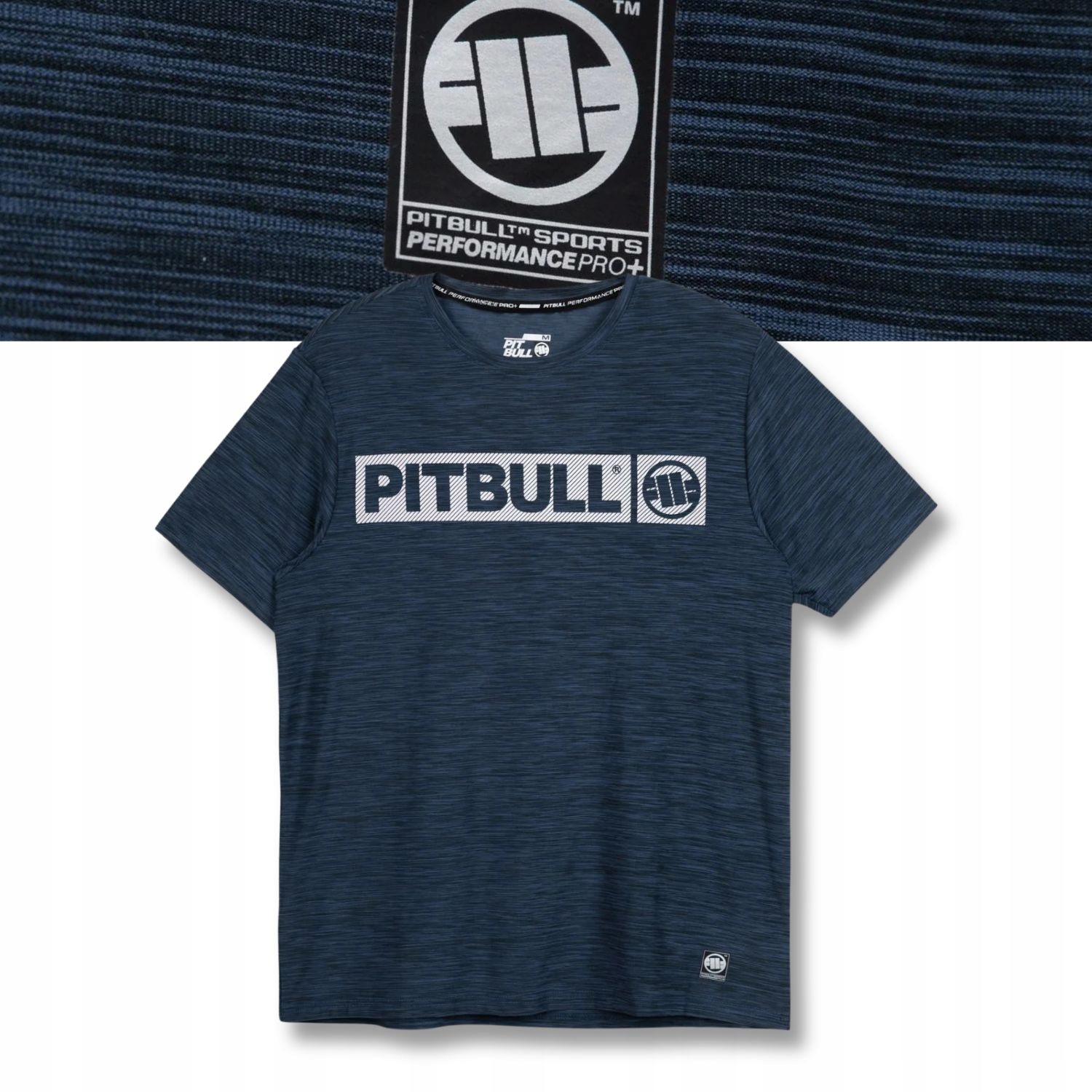 Męska Koszulka techniczna Pitbull Casual Sport Hilltop Sportowa