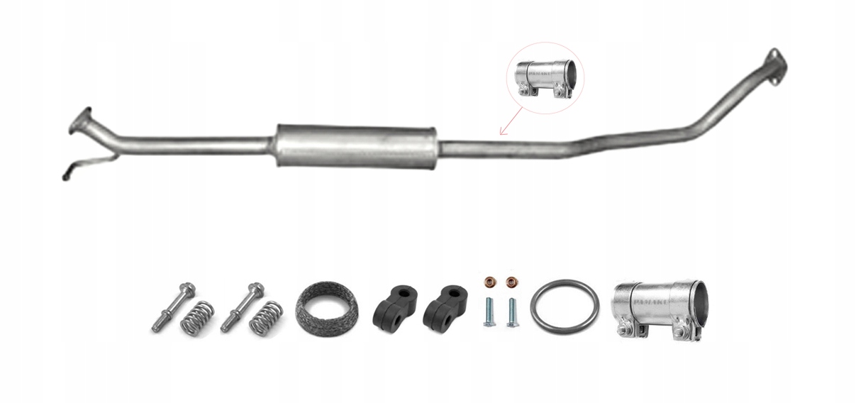 Opel Agila B 1.0i 12V 48kW (2008-9/2010) Tlumič