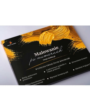 Malování podle čísel U Jezera 40x50 Plátno Barvy Štětce