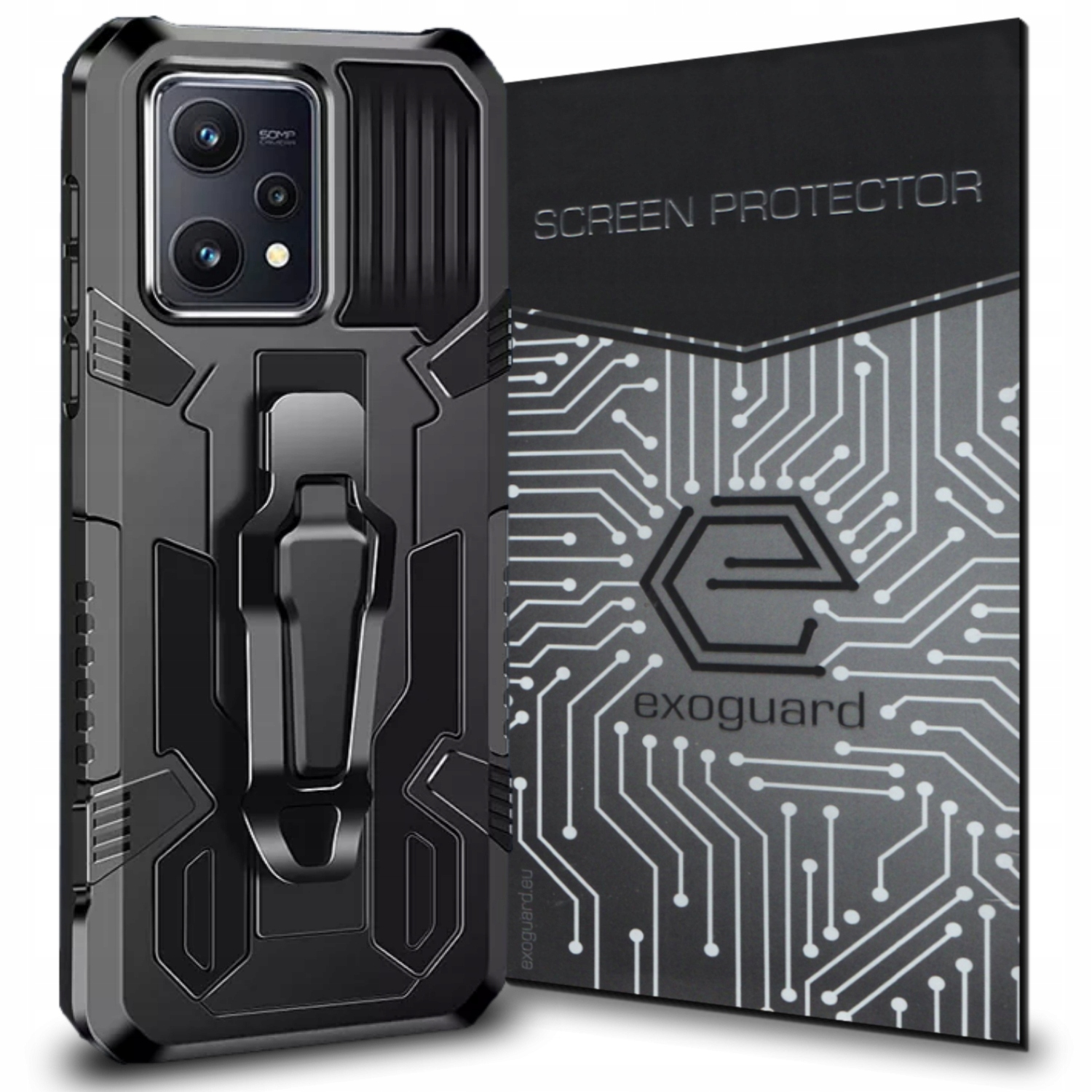 

Etui Pancerne+szkło do Realme 9 (4G) 9 Pro+ Plus