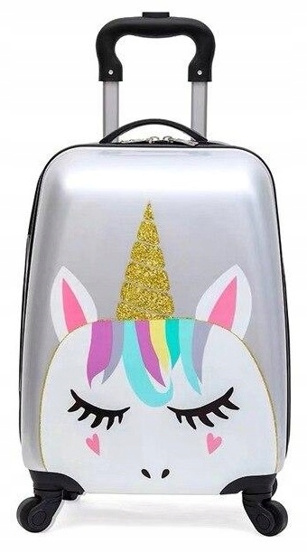 Jednorożec Walizka Na Kólkach Dla Dzieci Kabinowa Bagaż Podręczny 4 Kólka