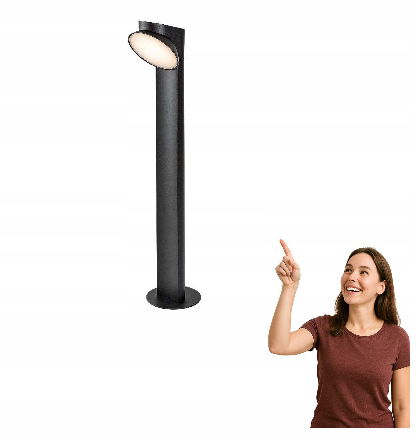 Venkovní zahradní sloupková Led lampa Wengen 77149 Rabalux