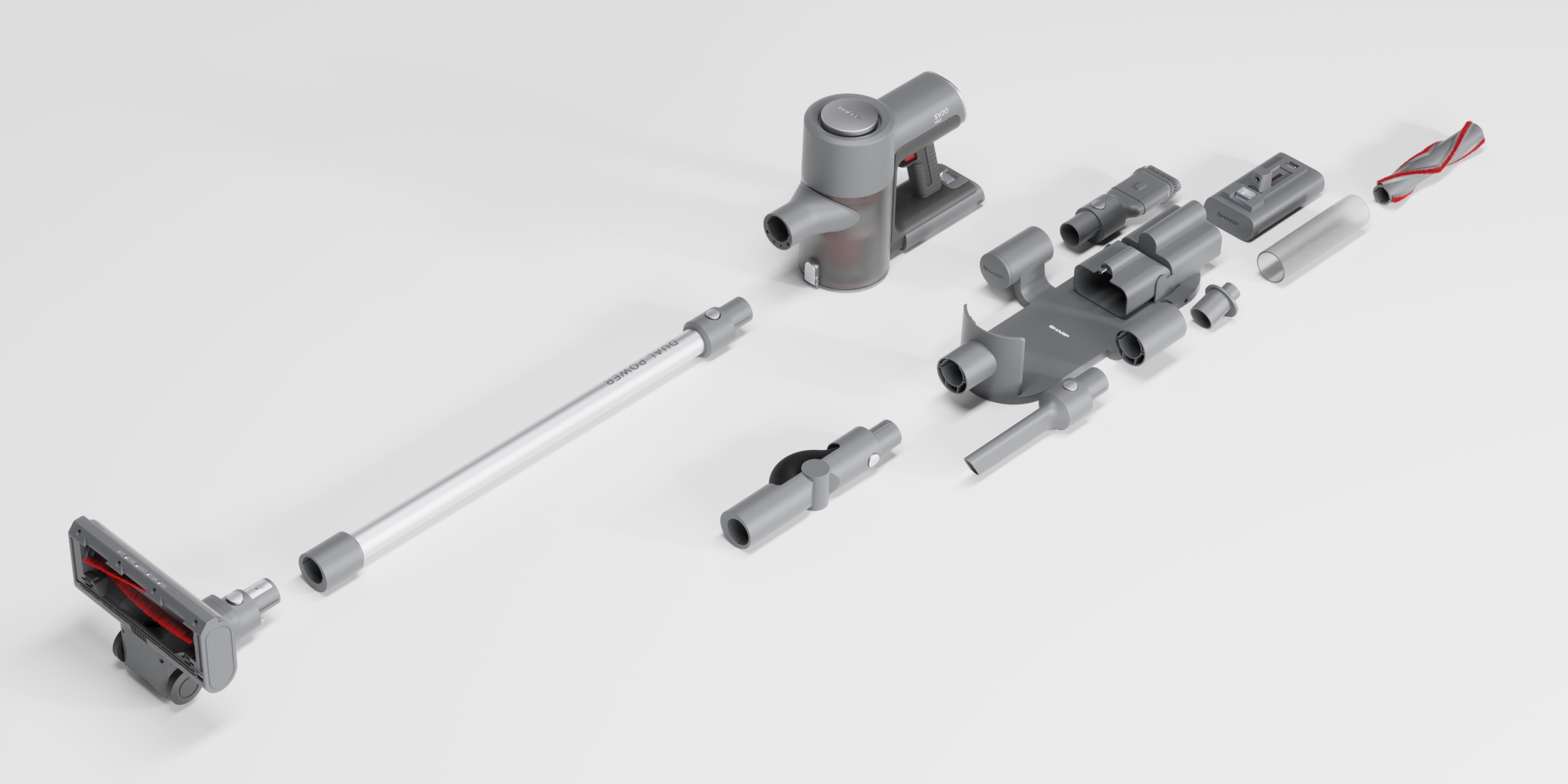 Sharp VC-SV20AEU-S bezprzewodowy odkurzacz