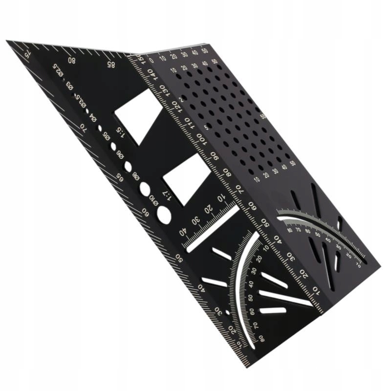 

KTZ33 Kątownik stolarski japoński 3D aluminiowy