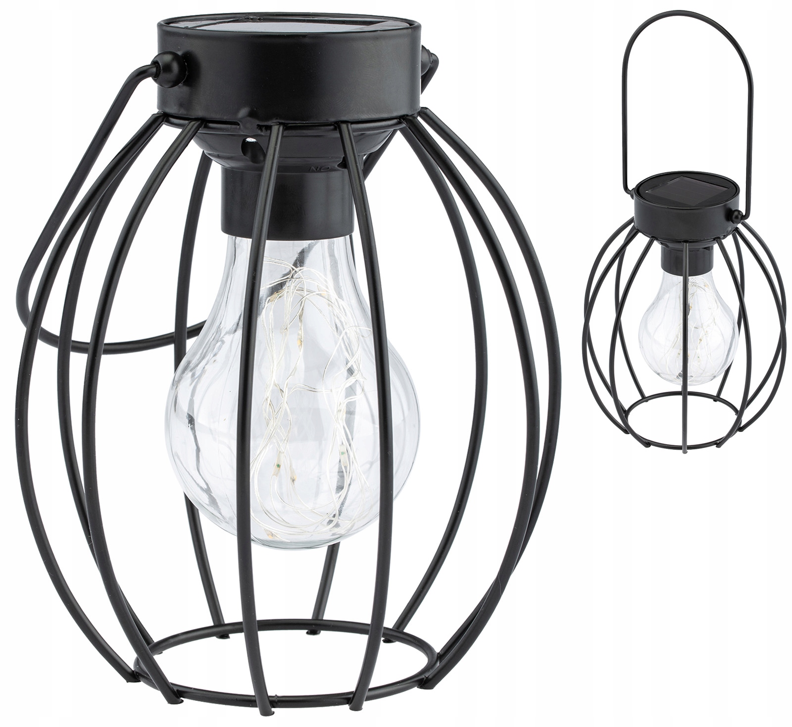 

Lampa Latarenka wisząca Solarna ogrodowa Druciana