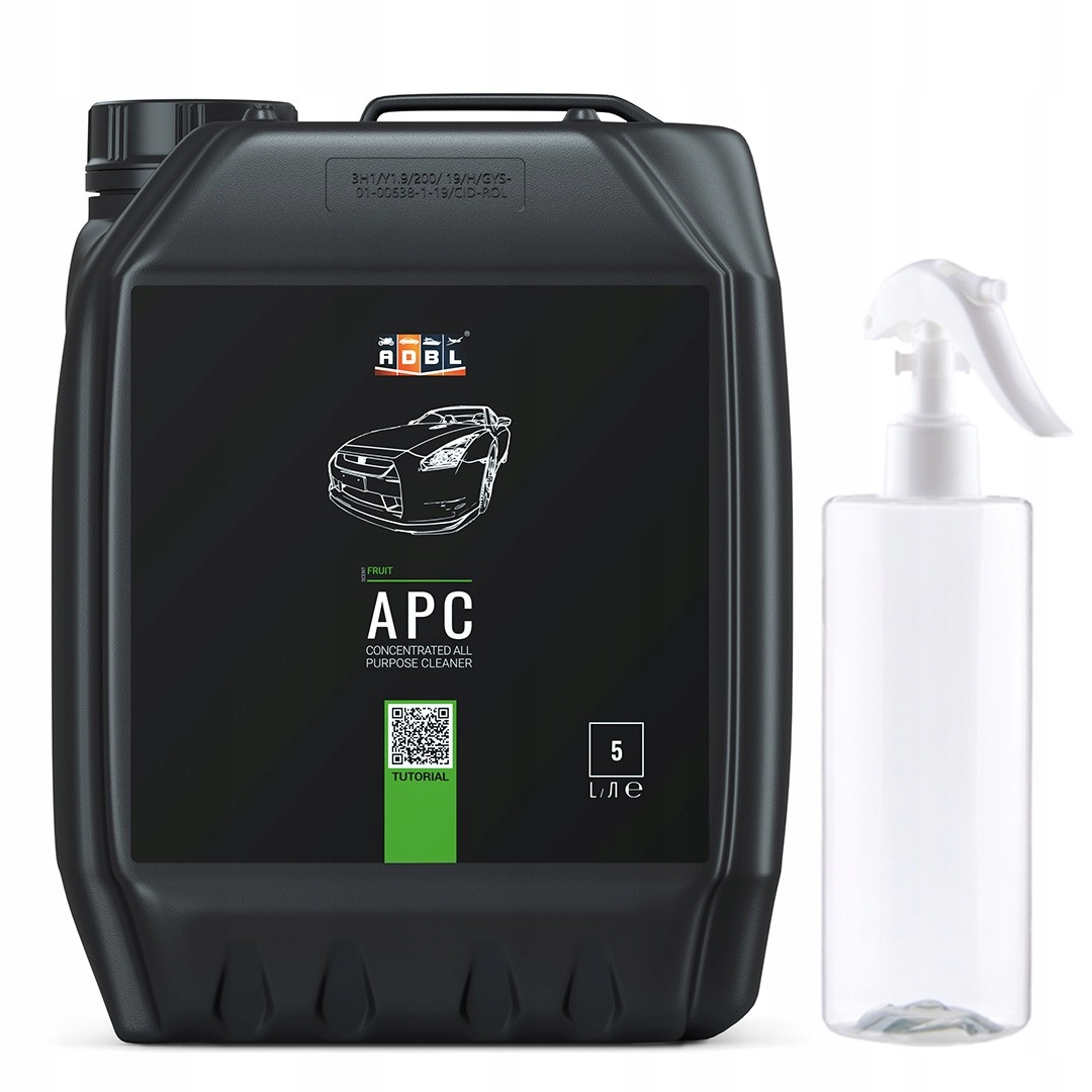 ADBL APC 5L do czyszczenia samochodu plastiki, dywaniki, bagażnik