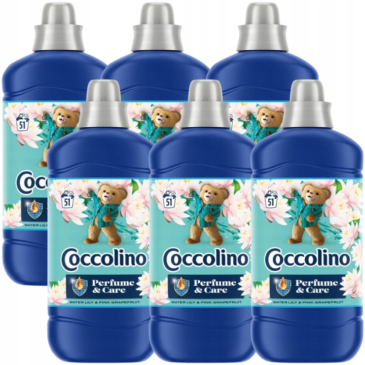 Levně Coccolino Creations tekutá aviváž Water Lily & Grapefruit 6x1,275L 306pr